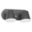 Zeta LED Round Double PIR 20W 1300lm 3000K IP54 anthracite thumbnail 1