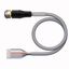 Actuator and Sensor Cable, PVC Connection Cable   RKS8T-5/TEG thumbnail 1