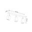 CEILING LAMP KEKE 3 OAK GU10 3X40W IP20 thumbnail 9