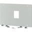 XMN44F04C-XMV Front plate, NZM4, 4p, fixed version, rotary handle with interlock, W=425mm thumbnail 4