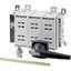 DDC-800/2/M4/P-G DC switch disconnector, 800 A, 2 pole, 1 N/O, 1 N/C, with grey knob, rear mounting thumbnail 2