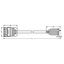 pre-assembled connecting cable Eca Plug/open-ended white thumbnail 5