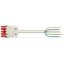 pre-assembled interconnecting cable;Eca;Socket/plug;red thumbnail 2