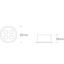 WHITE RECESSED LED 10W WW IP20 38deg 230V DARK LIGHT thumbnail 2
