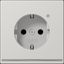 Schuko socket with LED pilot light LS1520-OLGLNW thumbnail 3