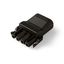 Coupler 4-p socket, str-rel, blk thumbnail 3