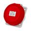 Socket 32A/400V 4-pole IP67 built-in angled thumbnail 1