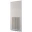 XTSZFFPV42-W800 Front plate (section high), ventilated, W=800mm, IP42, grey thumbnail 1