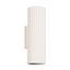 CARBON VERTICAL WALL LAMP WITH BEIGE MINIMALISTIC LAMPSHADE FOR DINING ROOM 2XGU10 thumbnail 2