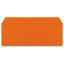 End and intermediate plate 2.5 mm thick orange thumbnail 3