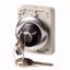 M30C-FWRS3-RS-A1 Key-operated actuator, Flat Front, maintained, 3 positions, Ronis 455, Key withdrawable: 0, Metal bezel thumbnail 1