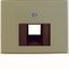Centre plate for FCC soc. out., arsys, light bronze matt, al. lacq. thumbnail 2