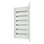 Complete flush-mounted flat distribution board, white, 24 SU per row, 6 rows, type A thumbnail 1