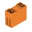 PCB plug-in connector, male header, closed side, THT solder connection, 5.08 mm, Number of poles: 4, 180°, Solder pin length (l): 3.2 mm, tinned, orange, Box thumbnail 1