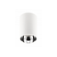 Ceiling luminaire housing ARIES, PC, 73x105mm, IP20, max. 20 W, round, white/chrome thumbnail 1