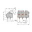 PCB terminal block push-button 2.5 mm² gray thumbnail 3