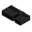 PCB plug-in connector, male header, closed side, Middle flange, THT solder connection, 7.62 mm, Number of poles: 6, 90°, Solder pin length (l): 3.5 mm, tinned, black, Box thumbnail 4