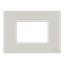 Frame - 1-gang / 3-modules - ABB logo - Dune thumbnail 1
