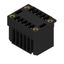 PCB plug-in connector, male header, Flange, THT/THR solder connection, 3.81 mm, Number of poles: 10, 180°, Solder pin length (l): 3.2 mm, tinned, black, Box thumbnail 2