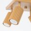 CEILING LAMP FOR DINING ROOM CARBON MOVABLE GOLDEN SPOTLIGHTS ON GU10 thumbnail 3