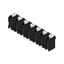 Printed circuit board terminals, 7.62 mm, Number of poles: 7, 180°, Solder pin length (l): 1.5 mm, black, PUSH IN with actuator, Clamping range, max. : 1.5 mm², Tube thumbnail 4