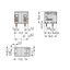 PCB terminal block 4 mm² Pin spacing 11.5 mm gray thumbnail 3