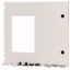 XTMPIX16WD-H550W600 Front door for IZMX16, withdrawable, HxW=550x600mm, IP55, grey thumbnail 1