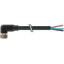 M8 female 90° A-cod. with cable PUR 3x0.25 bk UL/CSA+ drag 35.0m thumbnail 1
