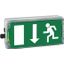 Ex-escape sign luminaires EXIT N with integrated emergency light function for zone 1/21, Pictogram: EN 1838, Arrow: 6 Clock thumbnail 2
