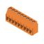 Printed circuit board terminals, 5.08 mm, Number of poles: 9, 90°, Solder pin length (l): 3.2 mm, tinned, orange, Clamping yoke connection, Clamping range, max. : 6 mm², Box thumbnail 4