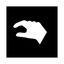 40TQ25 Button plate for push-button, Name: Hand, 25 x 25 thumbnail 4