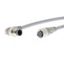 Cable with connectors on both cable ends, M12 straight socket (female) XS2W0463F thumbnail 2