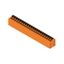 Printed circuit board terminals, 5.08 mm, Number of poles: 22, 180°, Solder pin length (l): 3.5 mm, tinned, orange, PUSH IN with actuator, Clamping range, max. : 2.5 mm², Box thumbnail 2