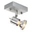 SOUVEREEN I QPAR51,wall and ceiling light, brushed aluminium, spot, max. 75W thumbnail 1