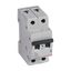 MCB RX³ 6000 - 2P - 230/400V~ - 50 A - C curve - prong-type supply busbars thumbnail 2