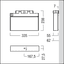ECOSIGN 160 P MSW bracket - parallel surface-mount bracket thumbnail 2