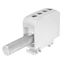 AL/CU universal rail-mounted terminal block ZGGB1x70/2x35s grey thumbnail 1