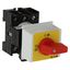 On-Off switch, P1, 40 A, service distribution board mounting, 3 pole, Emergency switching off function, with red thumb grip and yellow front plate thumbnail 14