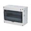 FLATBOX 5910 cabinet, 10TE, 170x220x116mm, transparent plastic door, IP65 thumbnail 1