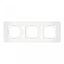 Linnera-Rollina Three Gang Frame White thumbnail 2