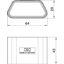 DUC 6025 Connection shackle for underfloor ducts DU6025 thumbnail 2