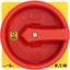 P3-63/EA/SVB/2HI11 Main switch, P3, 63 A, flush mounting, 3 pole, 2 N/O, 2 N/C, Emergency switching off function, With red rotary handle and yellow locking ring thumbnail 19