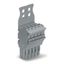 1-conductor female connector Push-in CAGE CLAMP® 4 mm² gray thumbnail 1