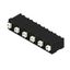 Printed circuit board terminals, 7.62 mm, Number of poles: 6, 90°, Solder pin length (l): 1.5 mm, black, PUSH IN with actuator, Clamping range, max. : 1.5 mm², Tube thumbnail 3
