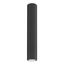 CYLINDRICAL CEILING LAMP BLACK 40 CM CARBON VERTICAL PATTERN GU10 thumbnail 3