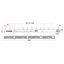 Busbar Pin Version 3-pole, 16mmý, / MW=27mm for D0-devices,1m (The price is shown without markup on metals. Request a quote for accurate information) thumbnail 3
