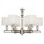 Neoclassic Ontario Chandelier Chrome thumbnail 1