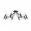 Modern Vigo Ceiling Lamp Black thumbnail 1