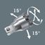 8794 B Zyklop Wobble-Verlengstuk, 3/8&quot;, 3/8&quot; x 76 mm thumbnail 2
