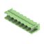 PCB plug-in connector, male header, open side, THT solder connection, 5.08 mm, Number of poles: 8, 90°, Solder pin length (l): 3.2 mm, tinned, Pale green, Box thumbnail 2